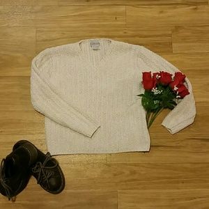 CREAM KNIT SWEATER